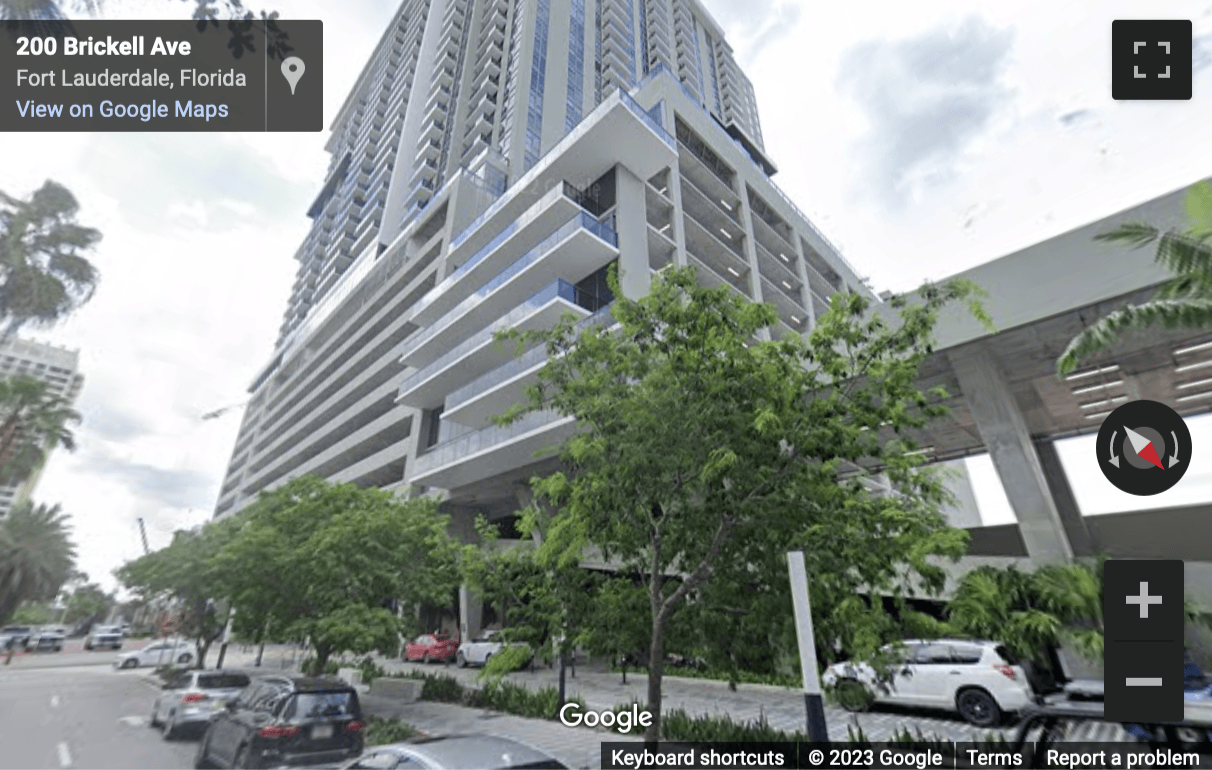 Street View image of 300 Southwest 1st Avenue, Suite 155, Fort Lauderdale, Florida