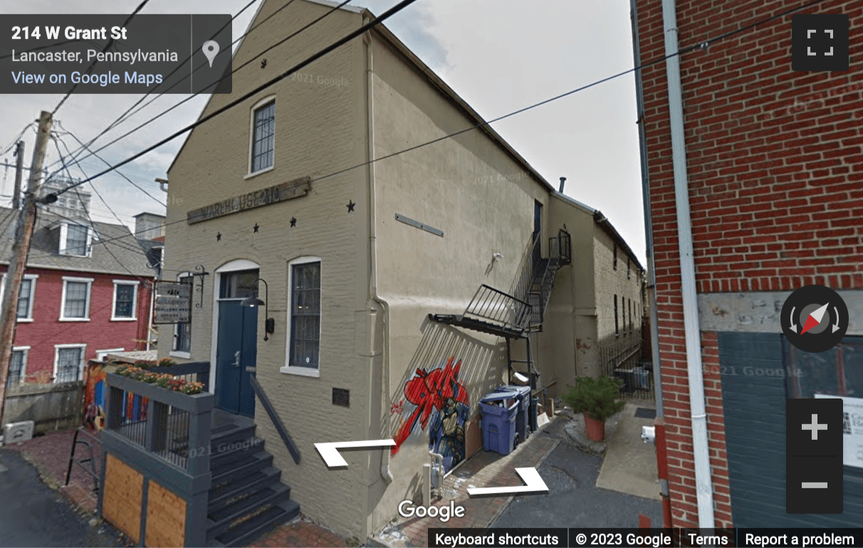 Street View image of 210 West Grant Street, Lancaster (Pennsylvania)