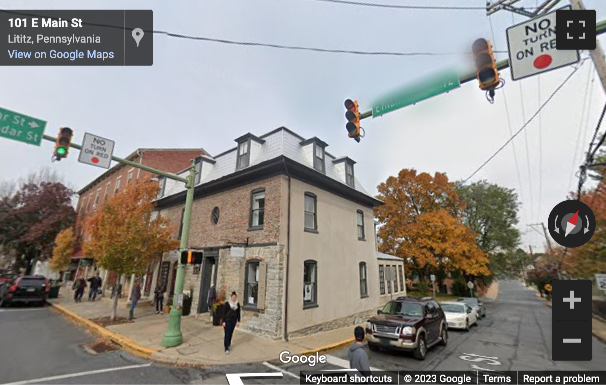 Street View image of 79 East Main Street, Lititz, Pennsylvania