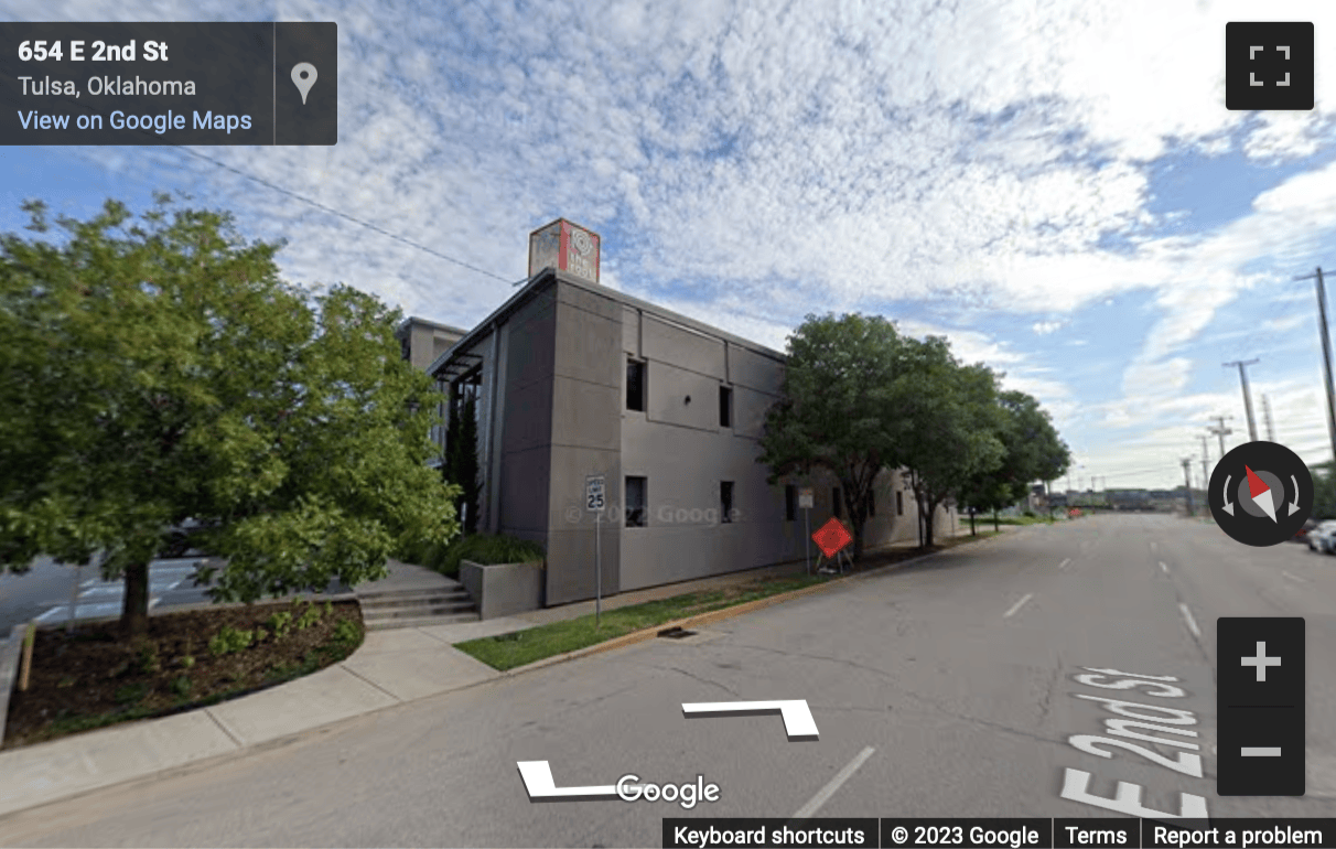 Street View image of 110 South Hartford Avenue, Suite 100, Tulsa, Oklahoma