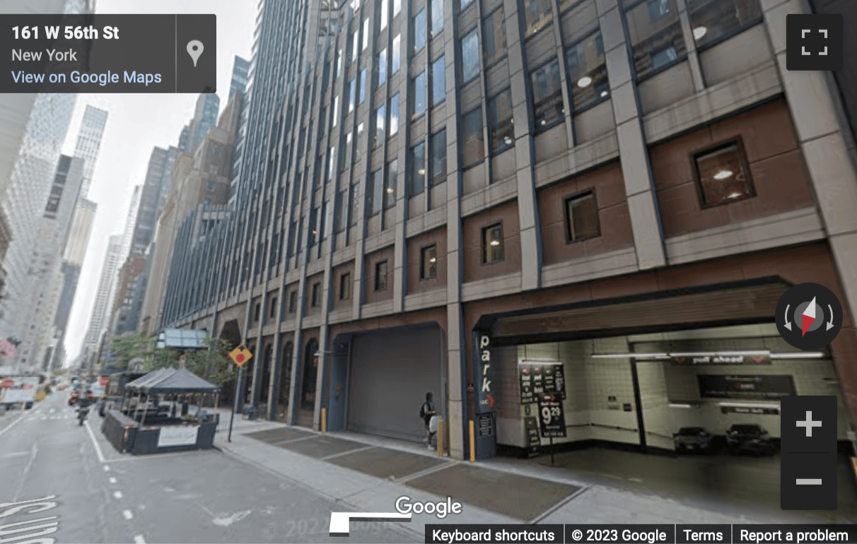 Street View image of CitySpire, 156 West 56th Street, 2nd And 3rd Floor, New York City