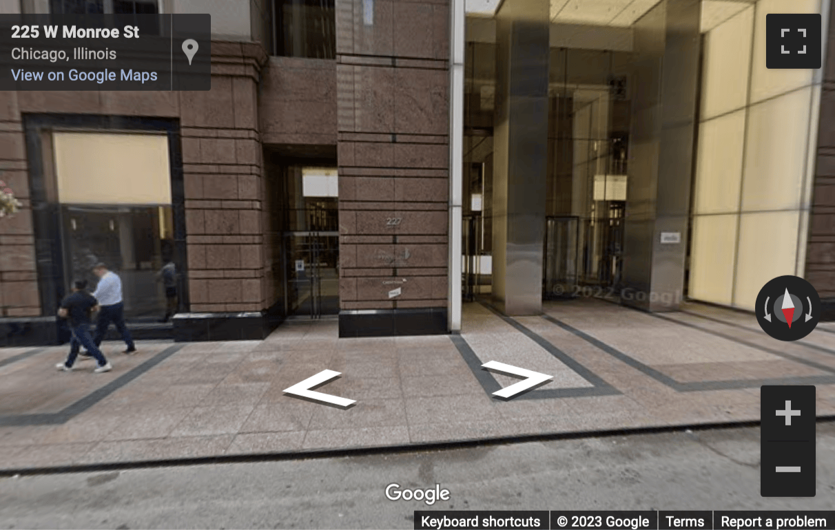 Street View image of 227 West Monroe Street, The Franklin, 21st Floor, Chicago, Illinois