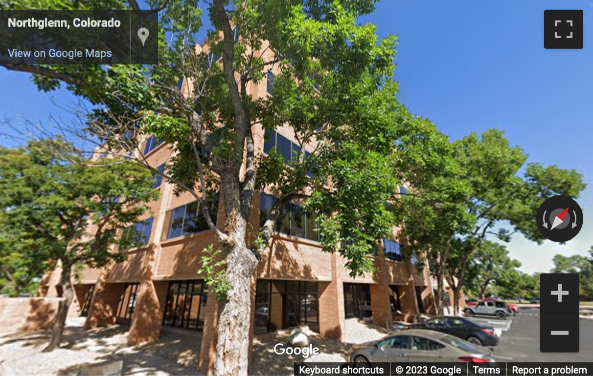 Street View image of 11990 Grant Street, Suite 550, Metro North Building, Denver, Colorado