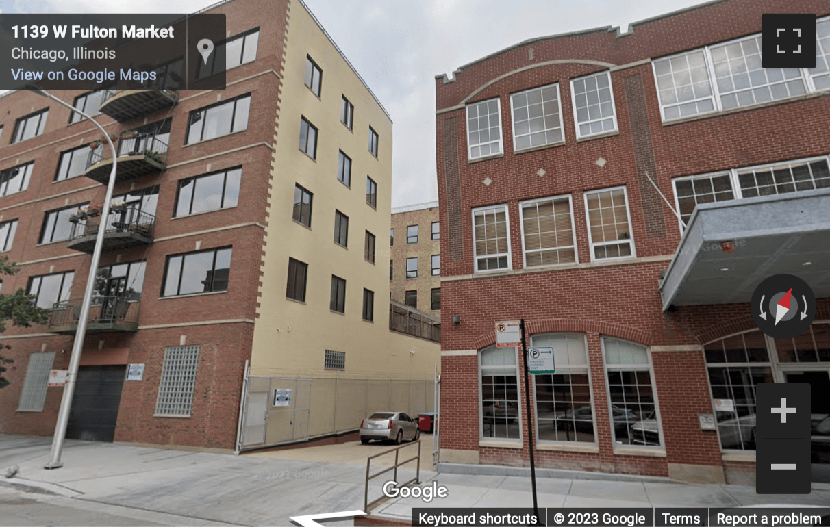 Street View image of 1115 West Fulton Street, Chicago, Illinois