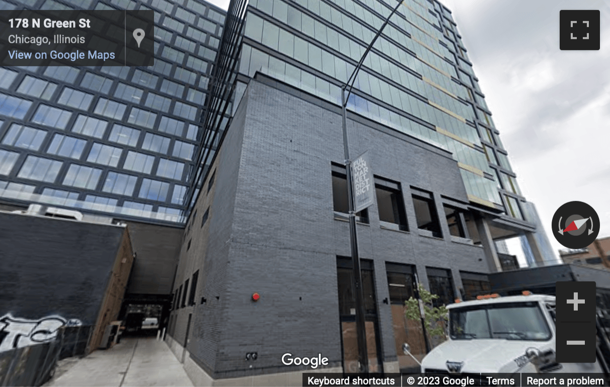 Street View image of 167 North Green Street, Chicago, Illinois