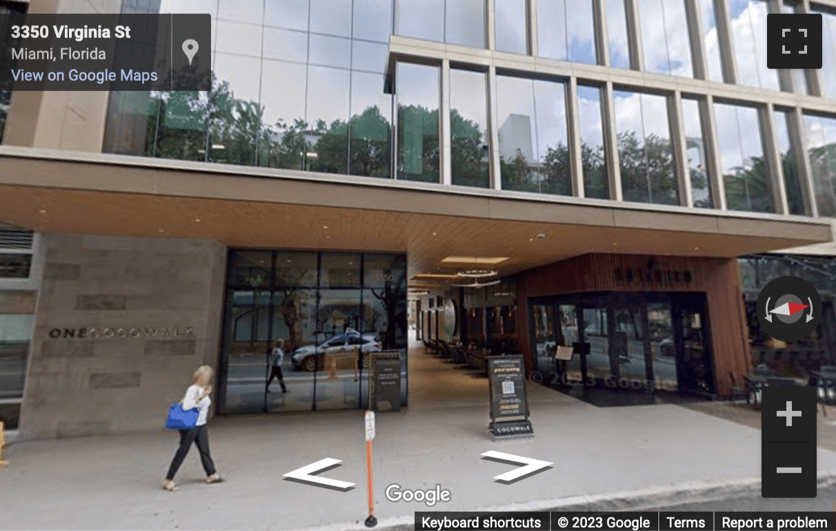 Street View image of 3350 Virginia Street, Miami, Florida