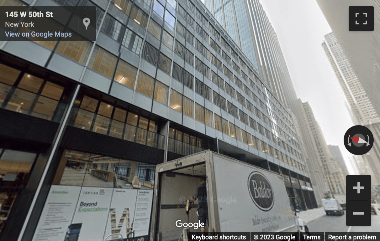 Street View image of 135 W 50th Street, Rockefeller Center, 2nd Floor, New York City