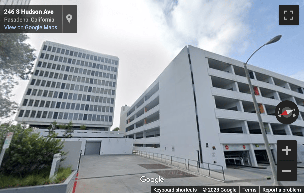 Street View image of Pasarroyo, 251 South Lake Avenue, 7th and 8th Floor, Pasadena (CA), California