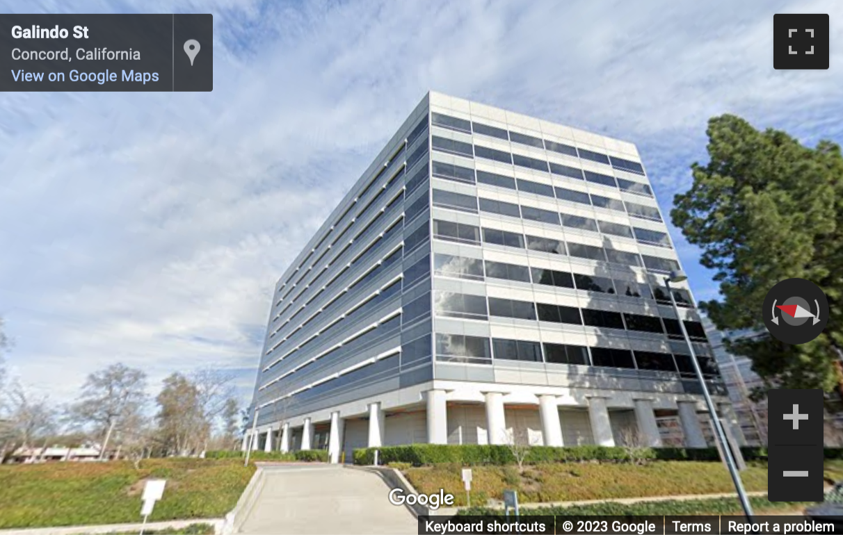 Street View image of 2001 Clayton Road, 2nd Floor, Concord (California)