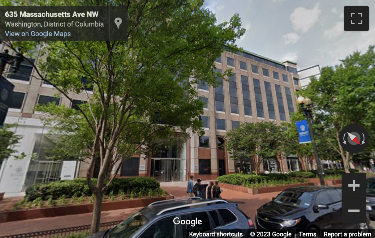 Street View image of 650 Massachusetts Avenue NW, 6th Floor, Washington DC, District of Columbia