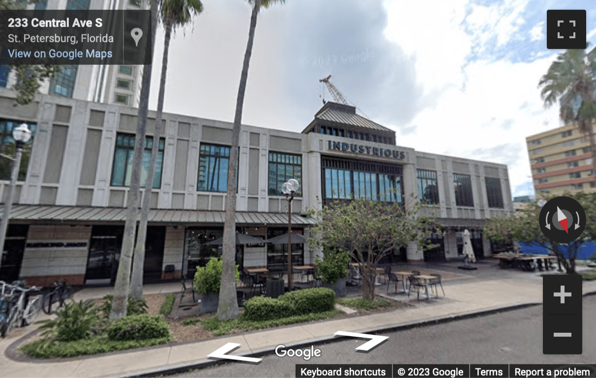 Street View image of 200 Central Avenue, 3rd, 4th and 5th Floor, St Petersburg (Florida)