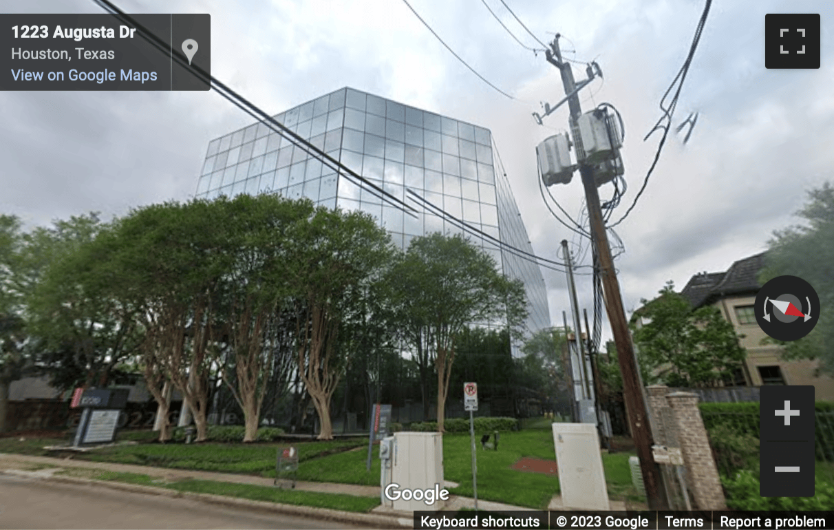 Street View image of 1220 Augusta Drive, Houston, Texas