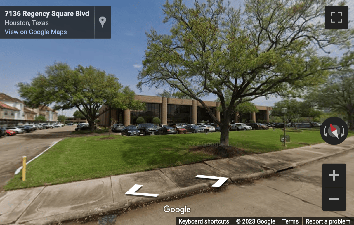 Street View image of 7100 Regency Square Boulevard, Houston, Texas