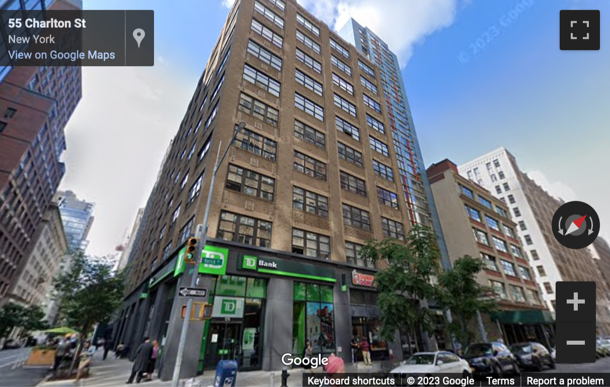 Street View image of 175 Varick Street, 1st, 2nd and 4th Floors, New York City