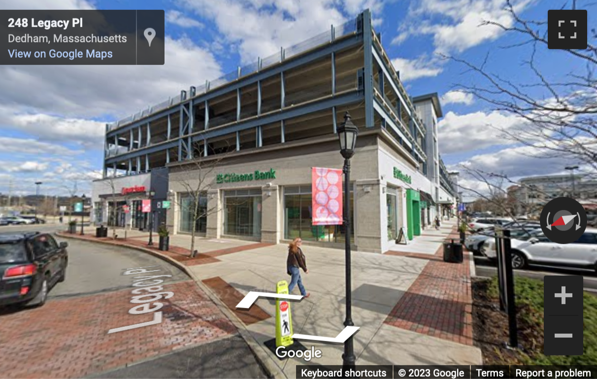 Street View image of 770 Legacy Place, Dedham, Massachusetts