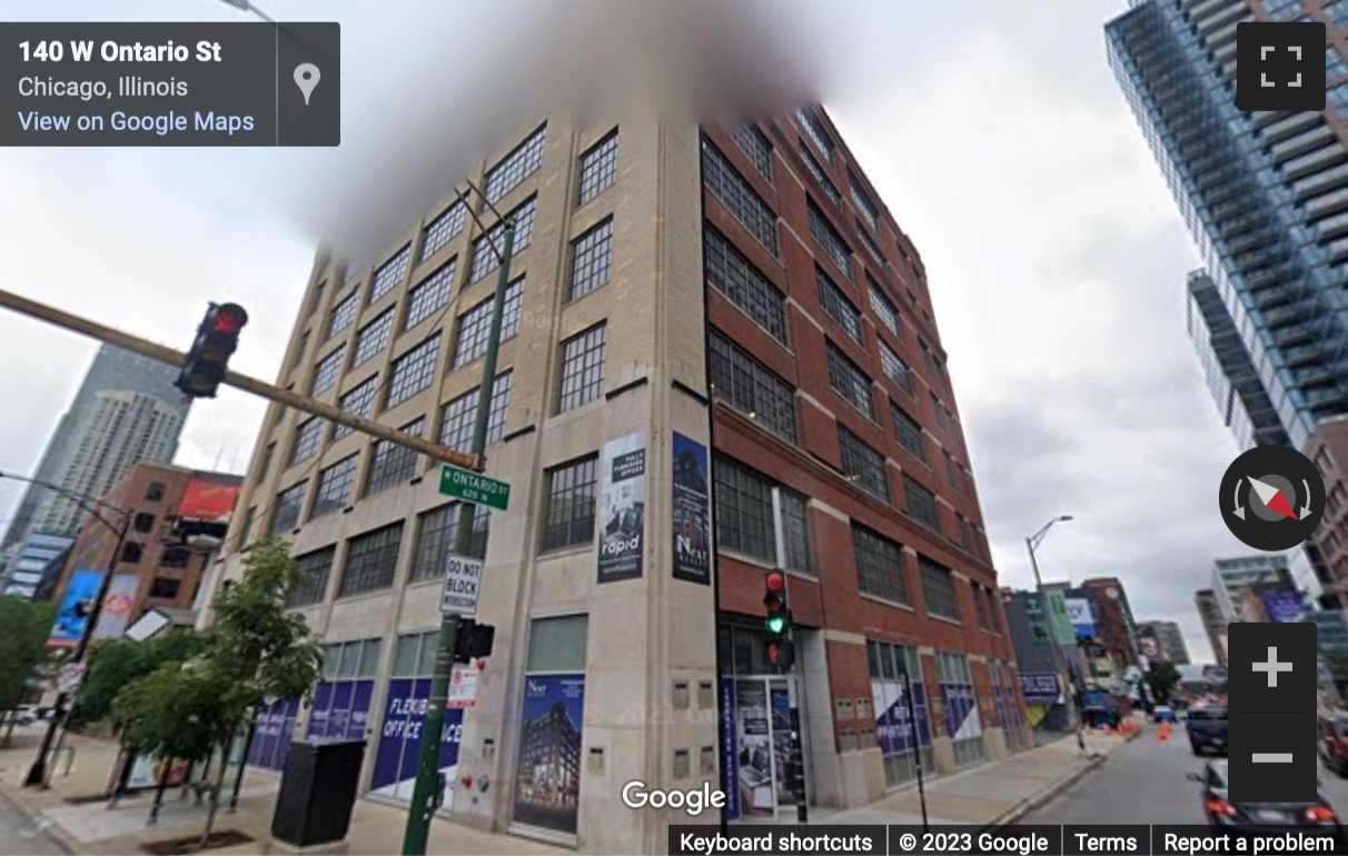Street View image of 620 North LaSalle, Chicago, Illinois