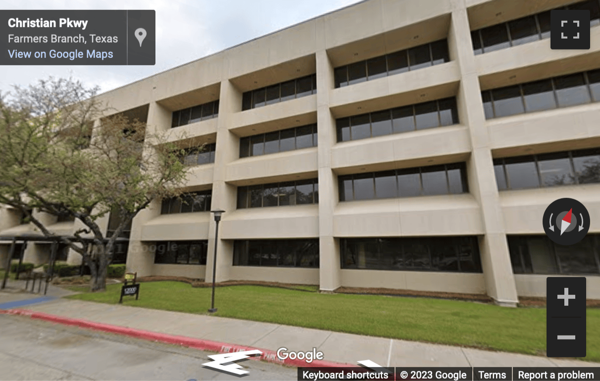 Street View image of 12200-12300 Ford Road, Farmers Branch, Texas