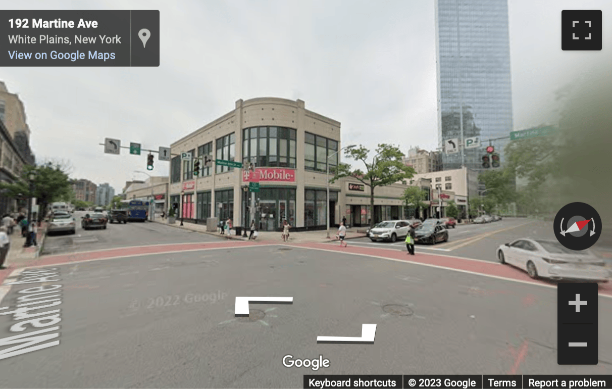 Street View image of 44 Mamaroneck Avenue, White Plains, New York