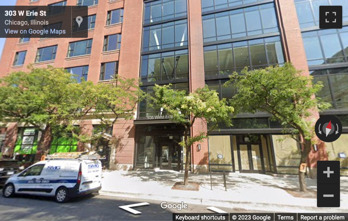 Street View image of 306 West Erie Street, Chicago, Illinois