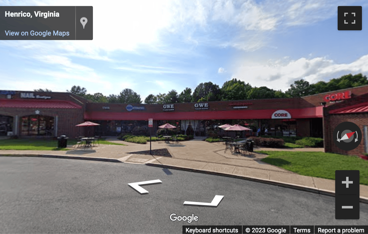 Street View image of 8942 Quioccasin Road, Henrico, Richmond (Virginia)