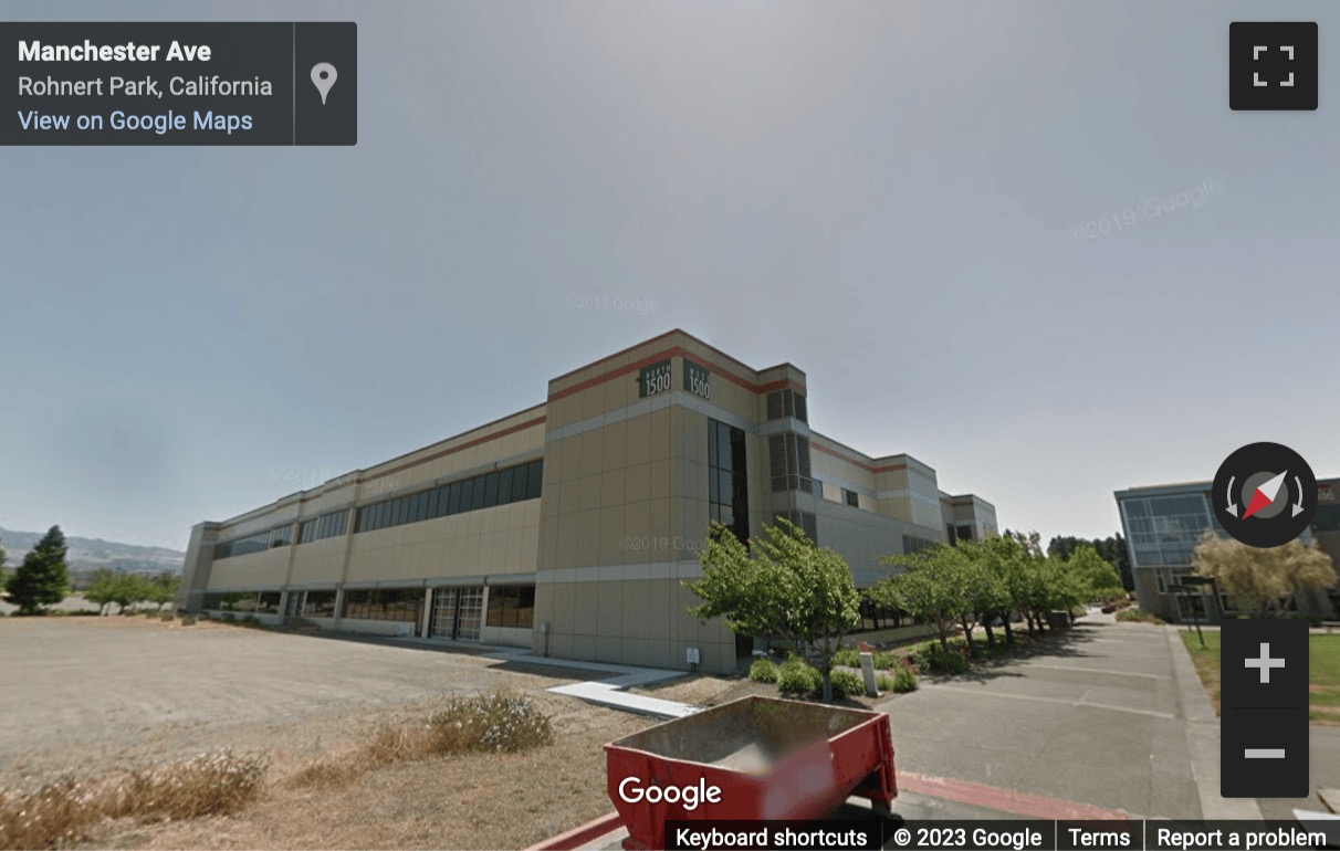 Street View image of 1500 Valley House Drive, Suite 210, Rohnert Park, California