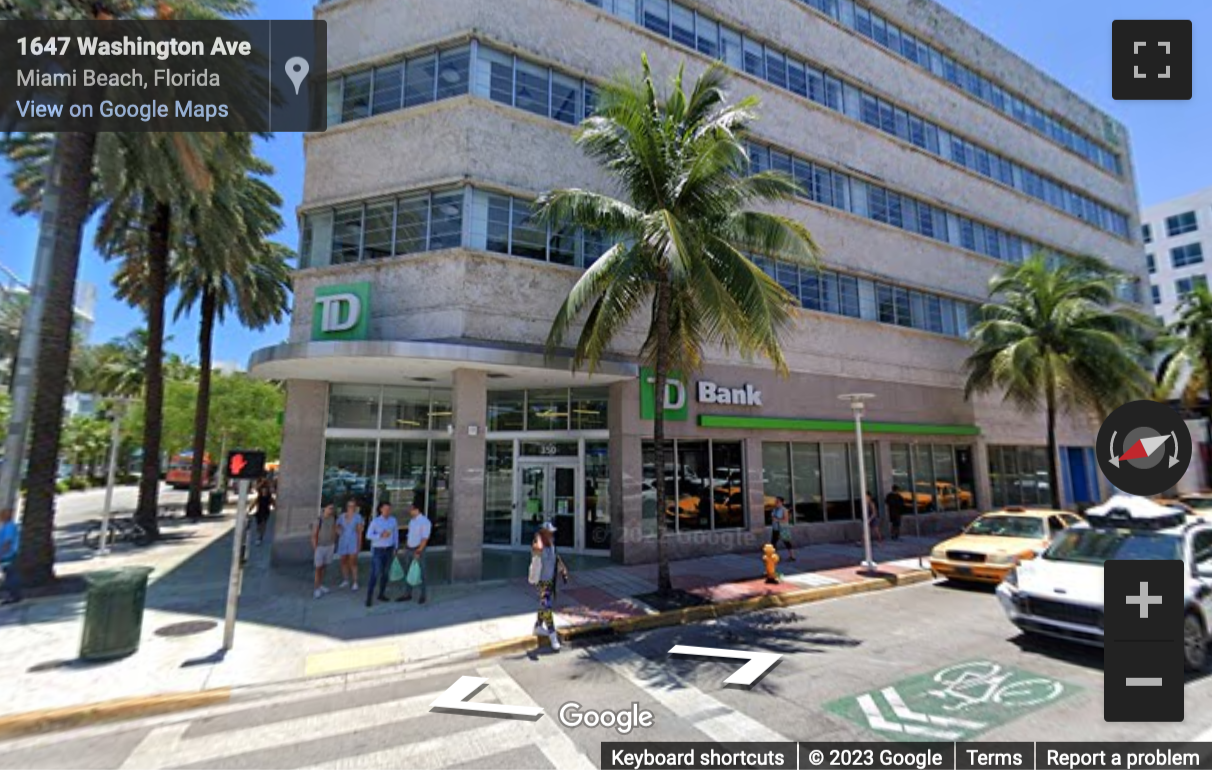Street View image of 350 Lincoln Road, Miami Beach, Florida