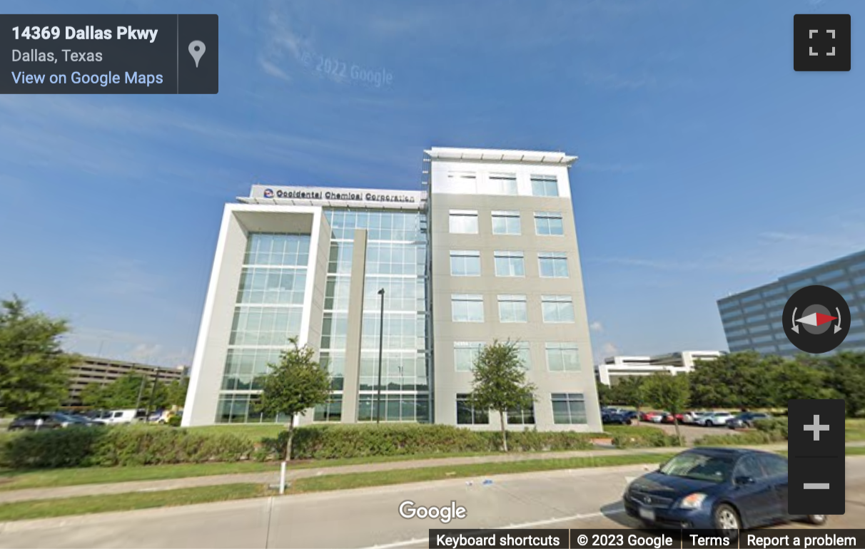 Street View image of 14555 Dallas Parkway, Addison, Texas