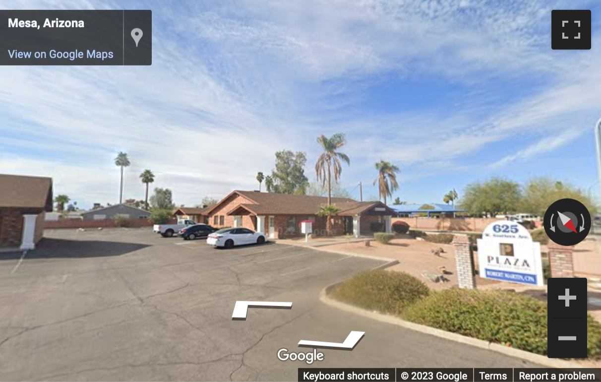 Street View image of 625 Western Southern Avenue, Mesa, Arizona