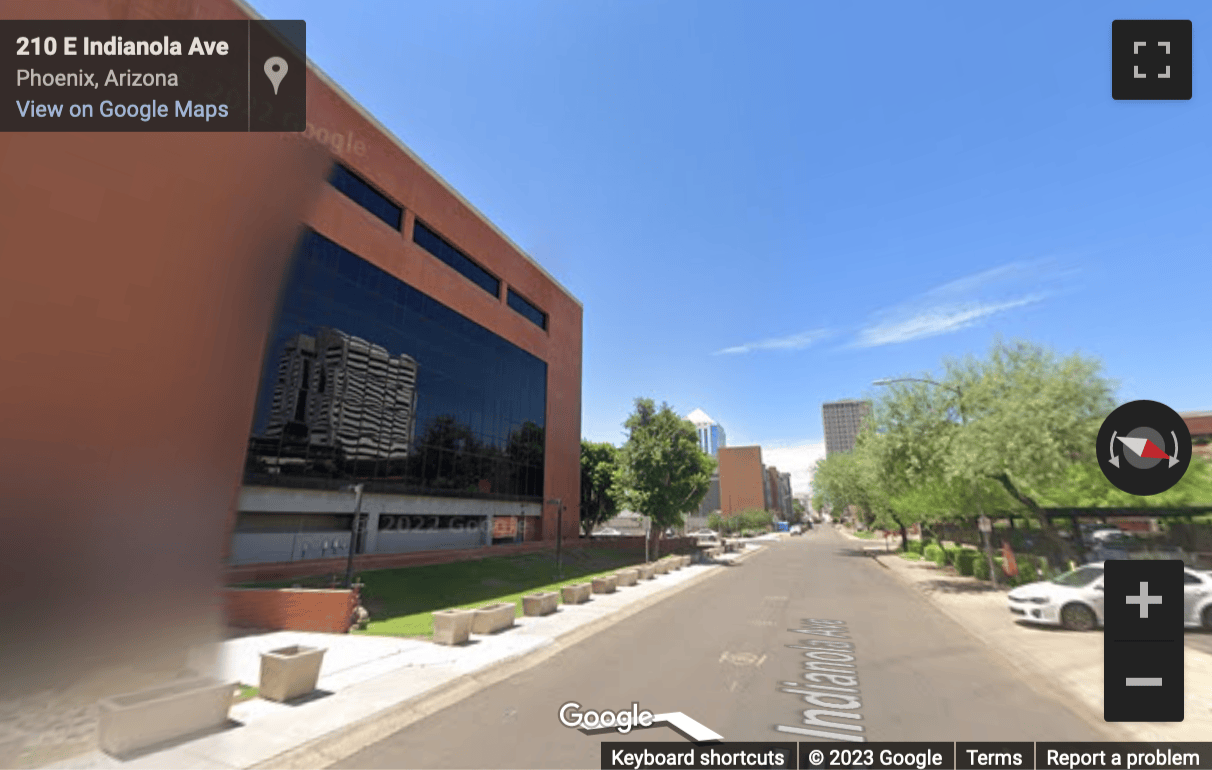 Street View image of 221 East Indianola Avenue, Phoenix, Arizona