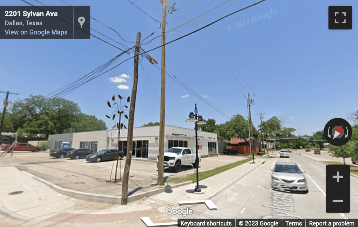 Street View image of 907 Pollard Street, Suite 100, Dallas, Texas