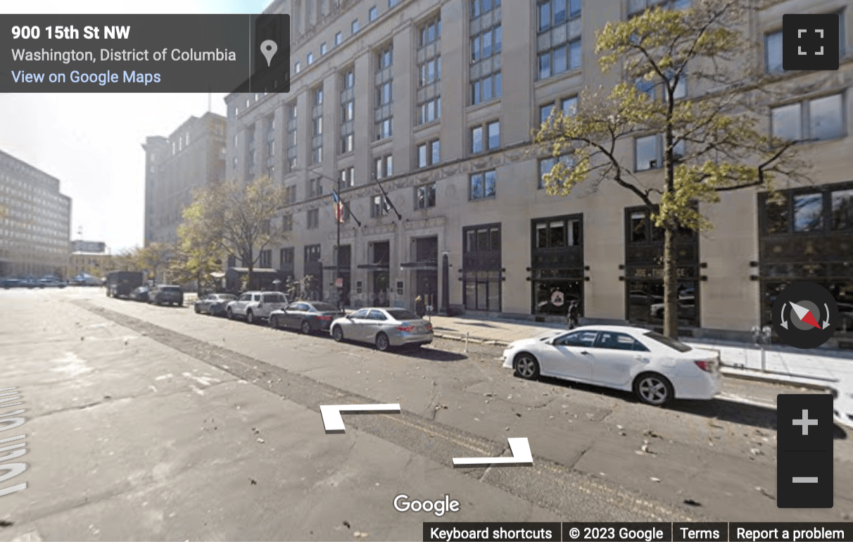 Street View image of 1500 K Street, Washington DC, District of Columbia