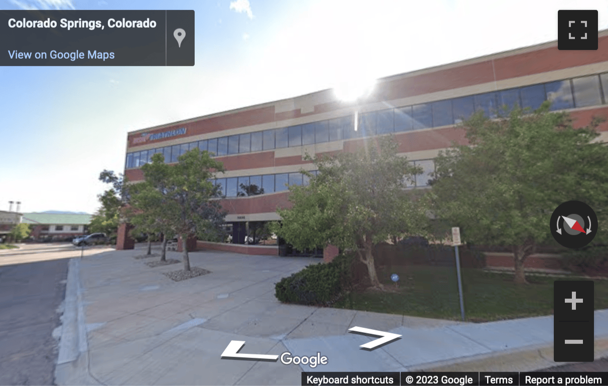 Street View image of 5825 Delmonico Drive, Colorado Springs