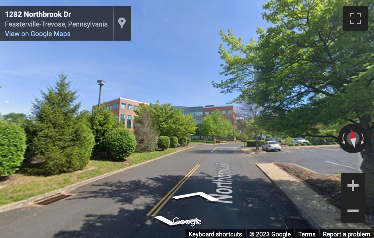 Street View image of Northbrook Corporate Center, 1000 Northbrook Drive, Suite 100, Feasterville-Trevose