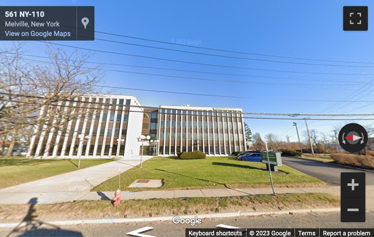 Street View image of 555 Broadhollow Road, Suite 305, Melville (NY), New York