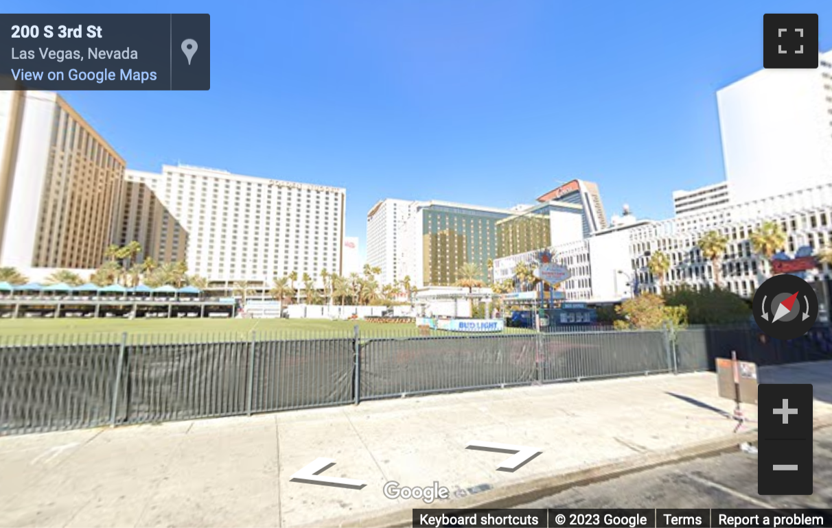 Street View image of 302 East Carson Street, Las Vegas, Nevada