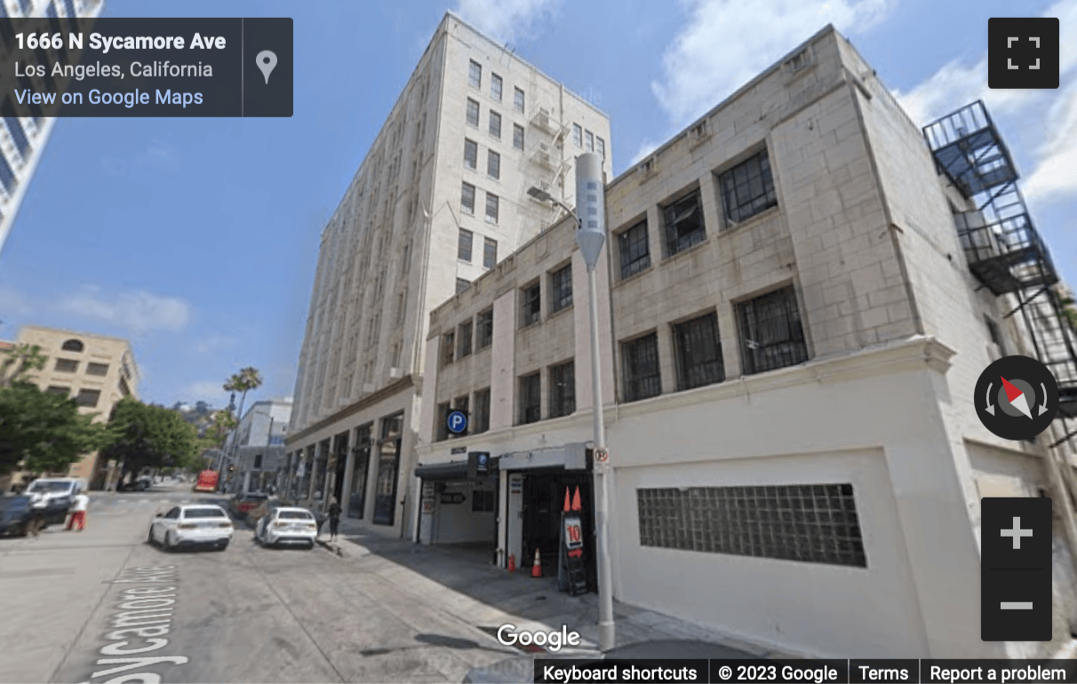 Street View image of 7046 Hollywood Boulevard, Los Angeles, California