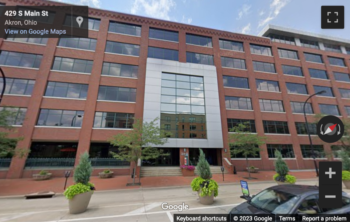 Street View image of 388 South Main Street, Suite 440, Akron, Ohio