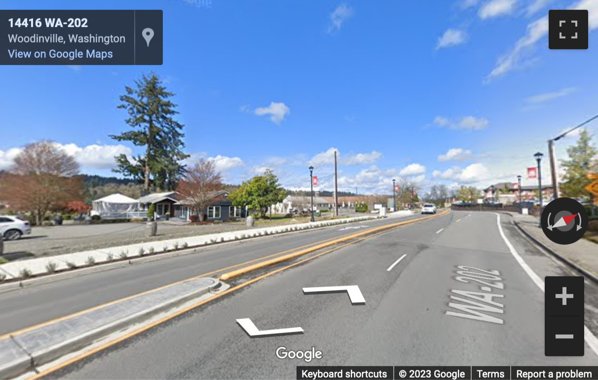 Street View image of 14419 Redmond, Woodinville Road Northeast, 2nd Floor, Woodinville, Washington