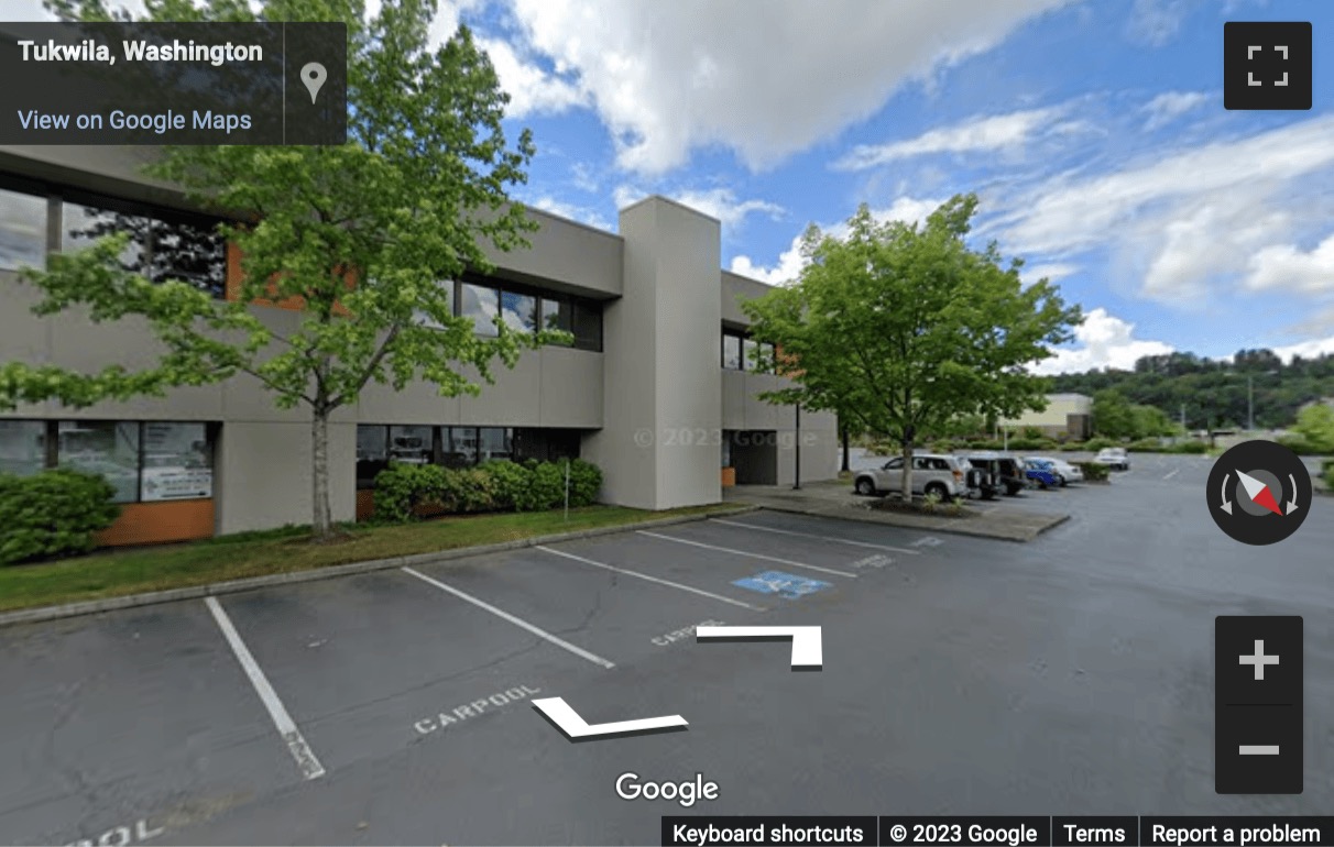 Street View image of 555 Andover Park West, Tukwila, Washington