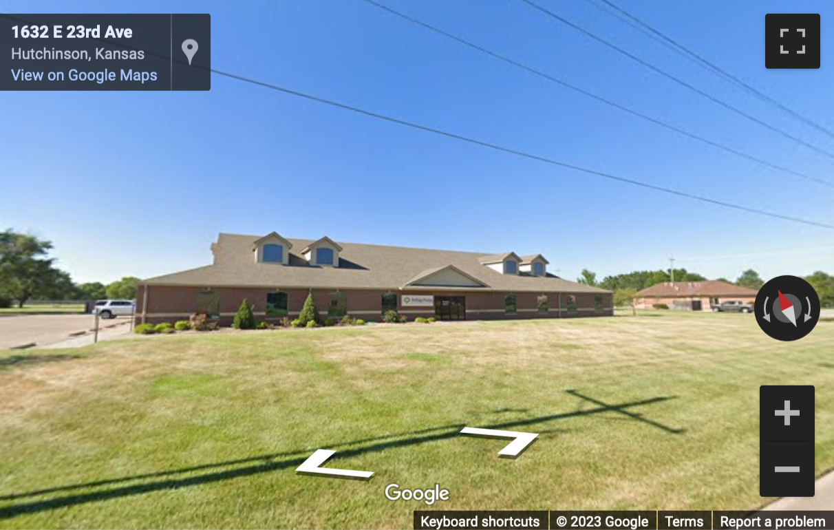Street View image of 1632 East 23rd Avenue, 1st Floor, Hutchinson State Fair Grounds