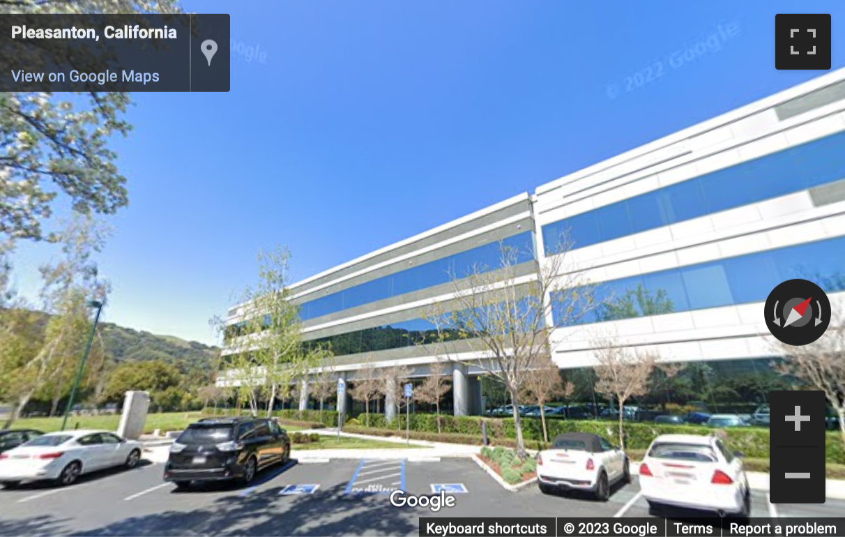 Street View image of Bernal Corporate Plaza, 6700 Koll Center Parkway, Pleasanton, California