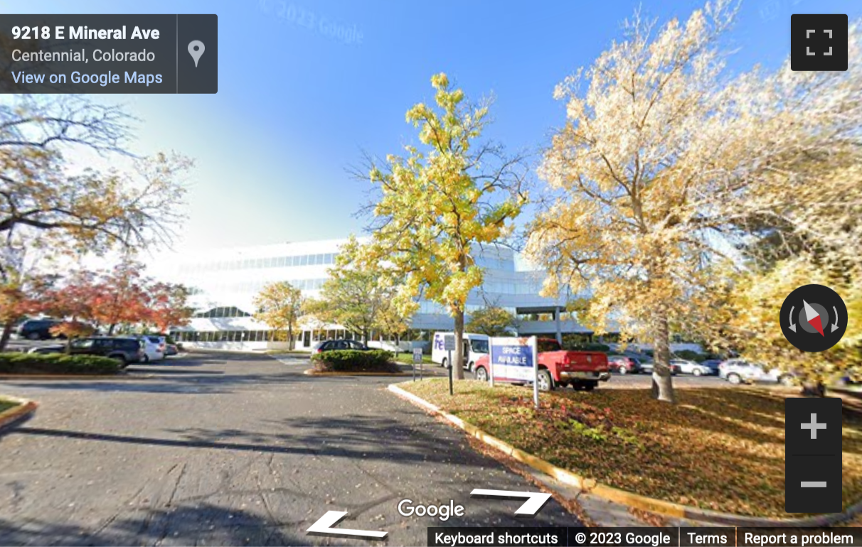 Street View image of 9200 East Mineral Avenue, 1st Floor, Panorama Point, Centennial, Colorado