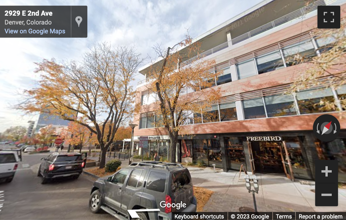 Street View image of 201 Milwaukee Street, Suite 200, Denver, Colorado