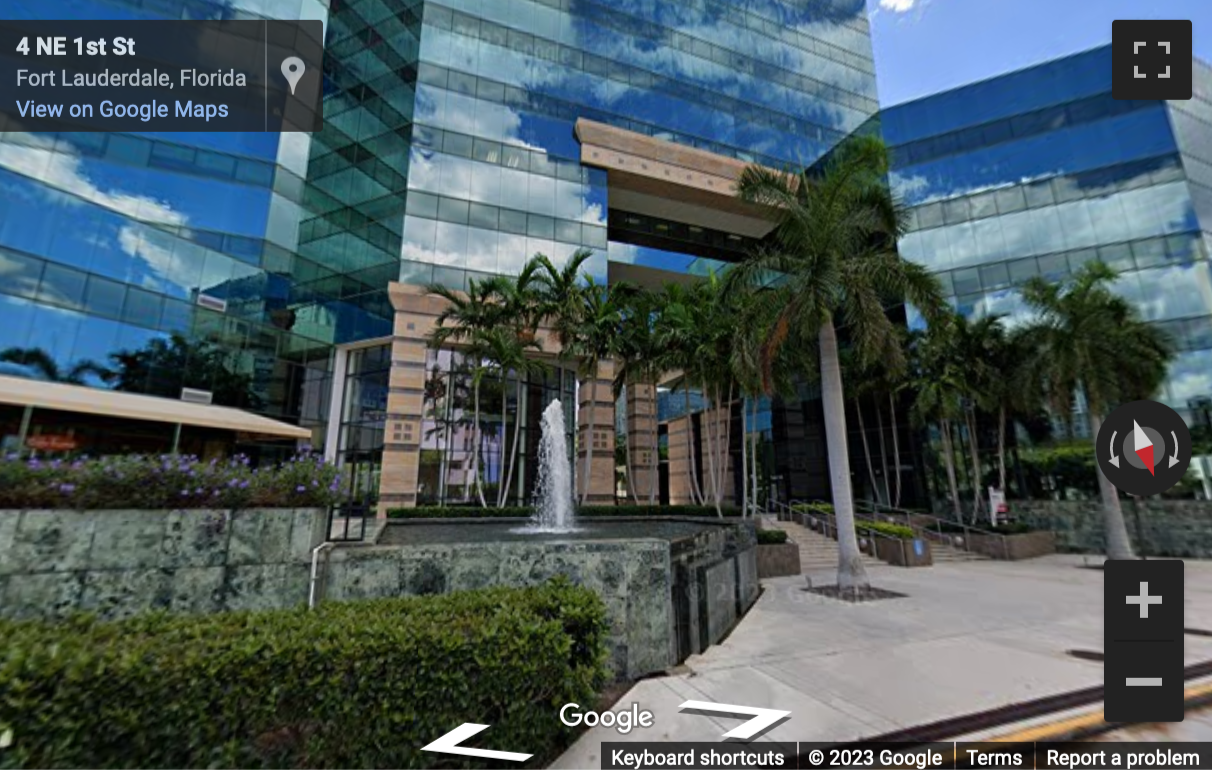 Street View image of 1 East Broward Boulevard, Suite 700, Fort Lauderdale, Florida