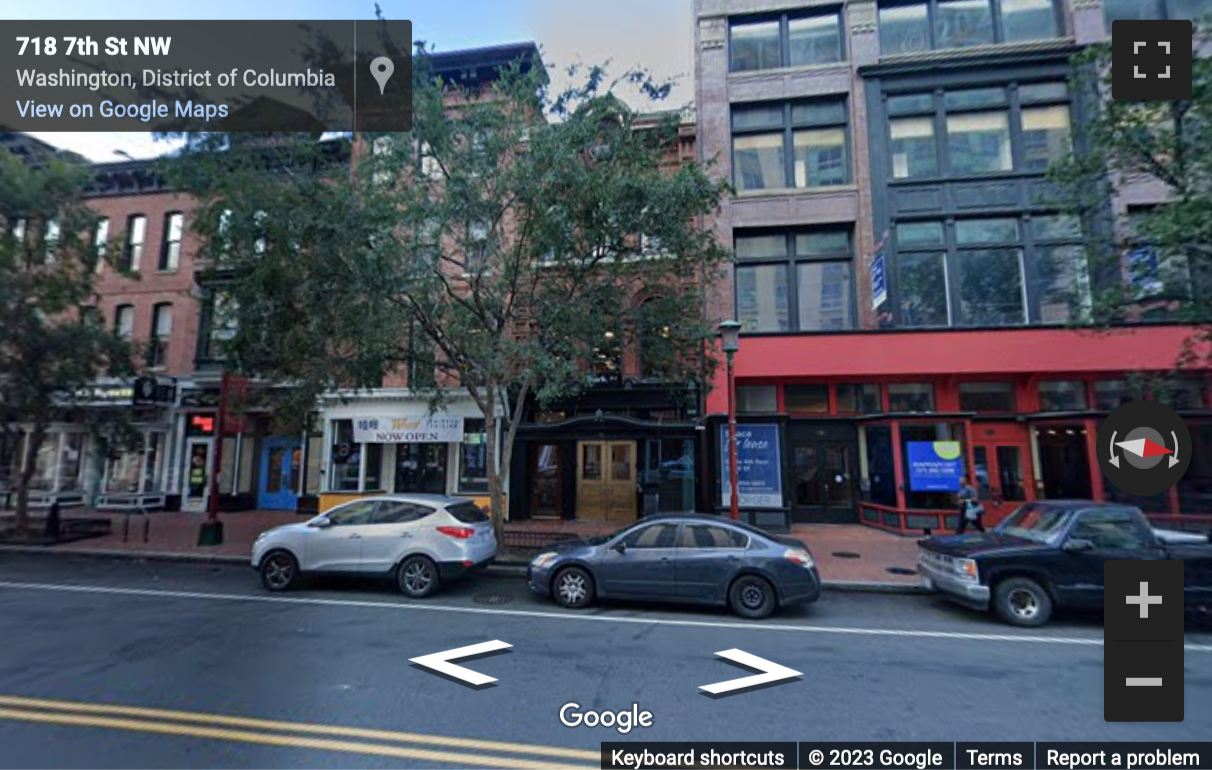 Street View image of 718 7th Street North West, The Mark Chinatown, Washington DC, District of Columbia