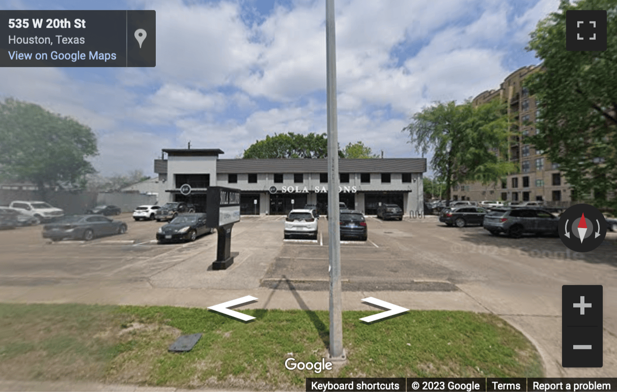 Street View image of 535 West 20th Street, Floor 2, Houston, Texas
