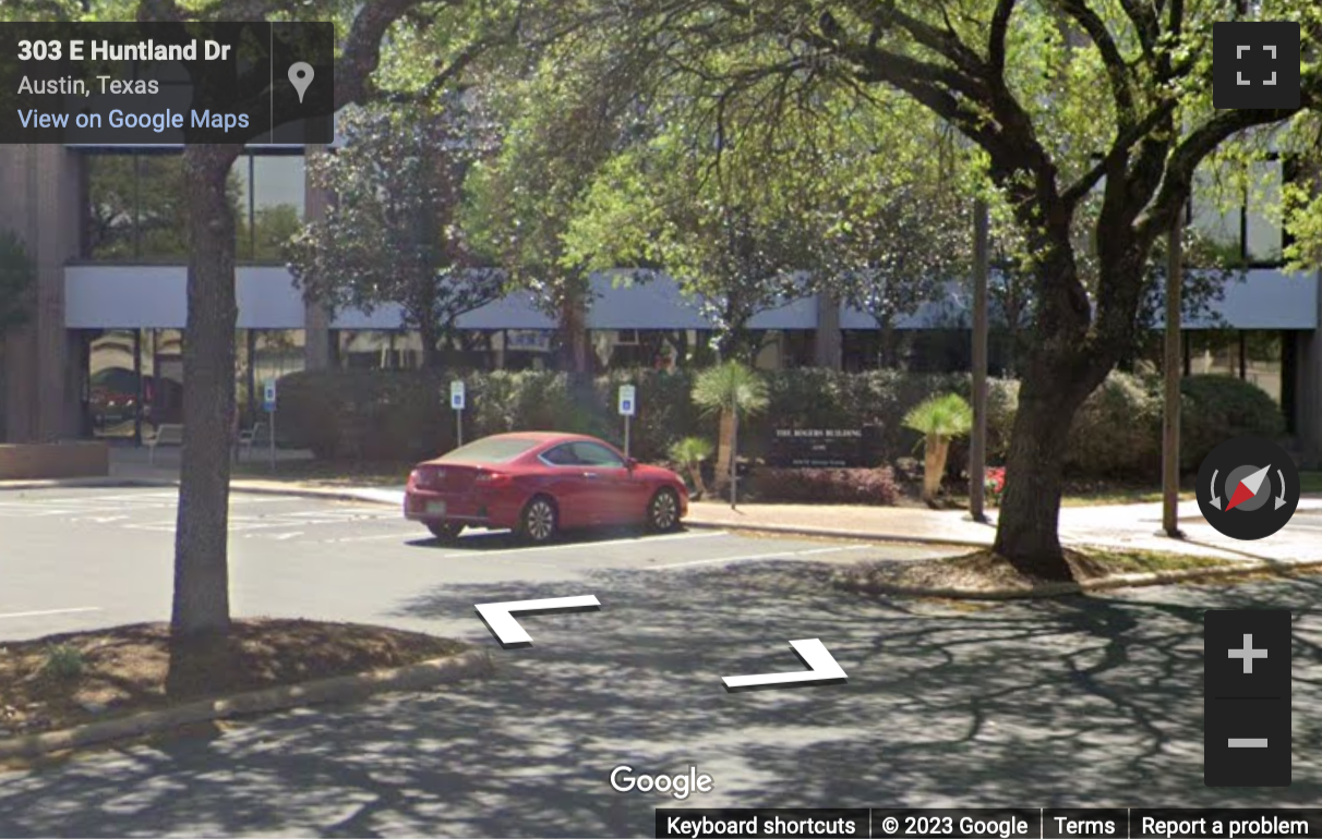 Street View image of 305 East Huntland Drive, Austin, Highland, Texas