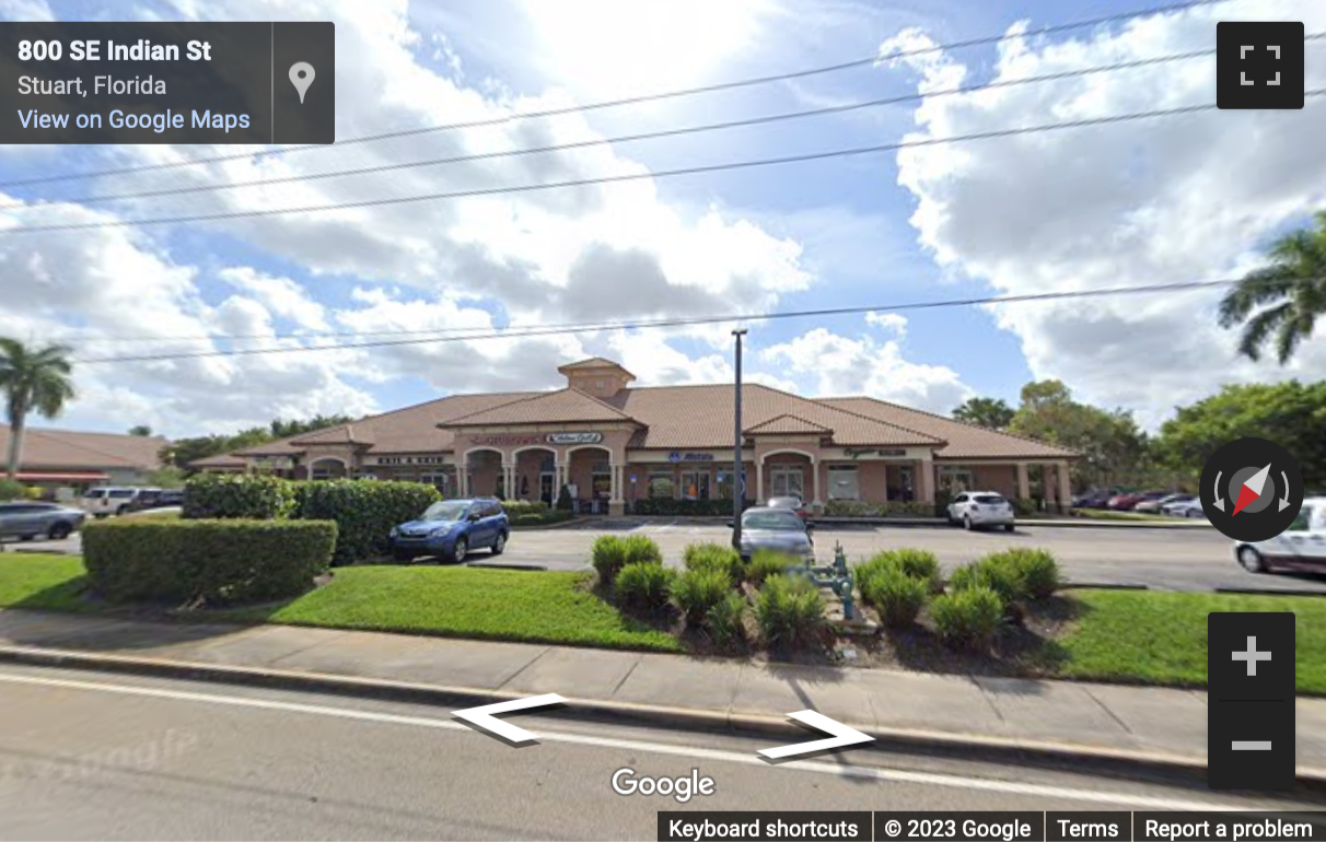 Street View image of 770 South East Indian Street, Stuart, Florida