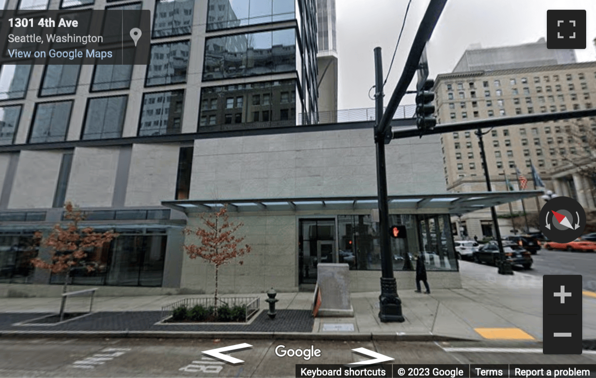 Street View image of Rainier Square, 400 University Street, 3rd Floor, Seattle, Washington