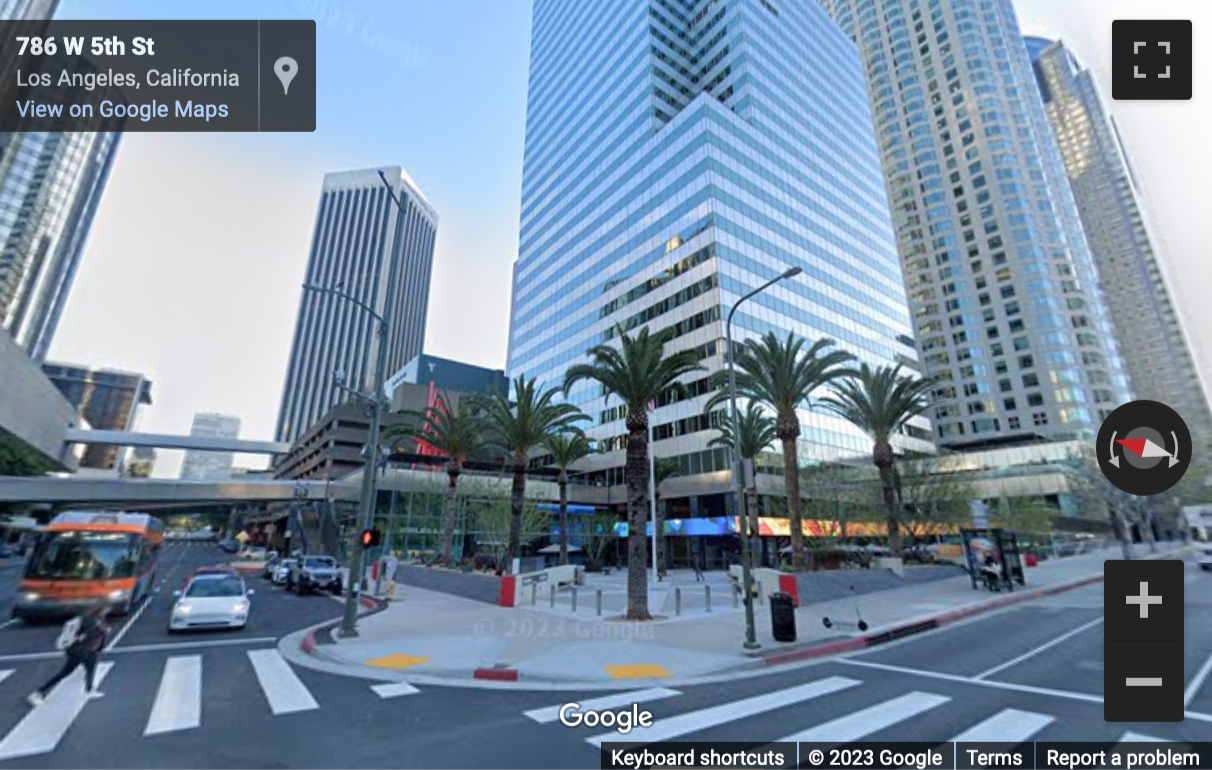Street View image of 444 South Flower Street, 13th and 14th Floor, Los Angeles, California